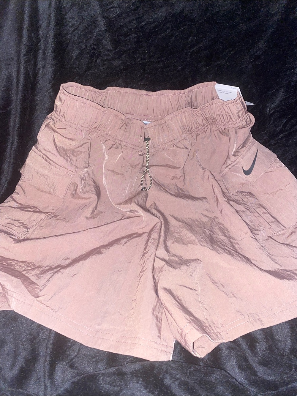 Nike Women’s Rose Taupe Athletic Shorts medium